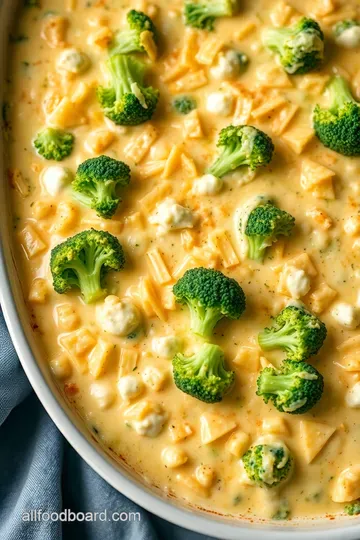 Creamy Broccoli Cheese Casserole Delight presentation