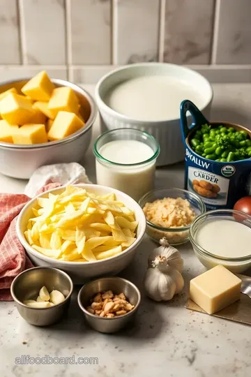 Creamy Cheesy Au Gratin Potatoes ingredients