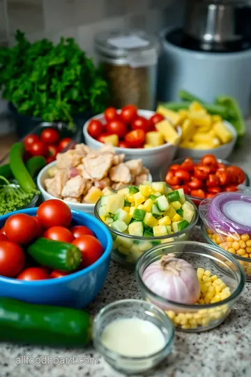Creamy Chicken & Potato Salad Delight ingredients