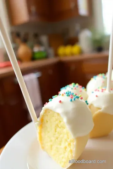 Creamy Dreamy Cake Pops with Cream Cheese steps