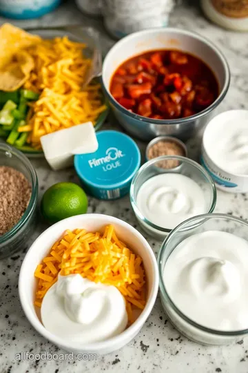 Creamy Salsa Delight Dip: A Chill Party Essential! ingredients