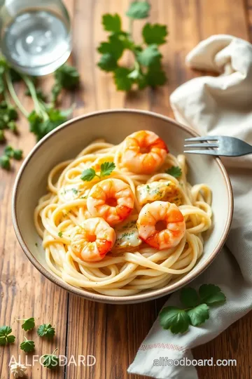 Creamy Shrimp Fettuccine Alfredo Delight ingredients