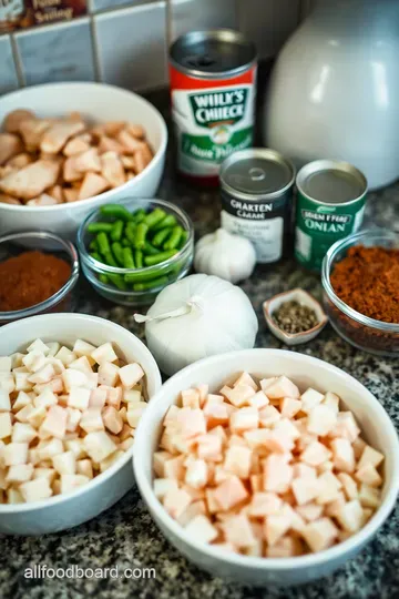 Creamy White Chicken Chili Delight ingredients