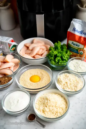 Crispy Air Fryer Chicken Tenders – Quick Juicy & Guilt-Free ingredients