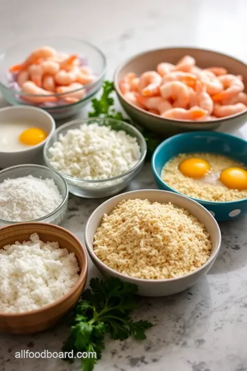 Crispy Coconut Shrimp: A Taste of the Tropics ingredients