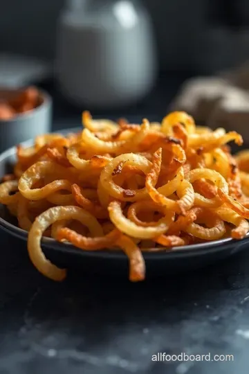 Crispy Homemade Onion Chips: A Savory Snack Delight presentation