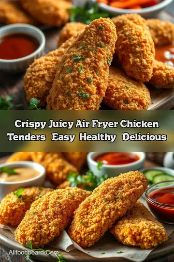 Crispy Juicy Air Fryer Chicken Tenders – Easy Healthy & Delicious