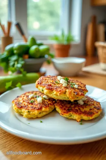 Crispy Zucchini Fritters with Feta and Herbs steps
