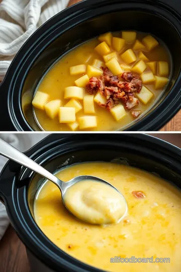 Crock Pot Potato Soup with Creamy Bacon steps