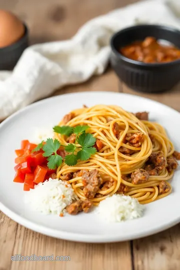 Crockpot Taco Spaghetti Delight ingredients