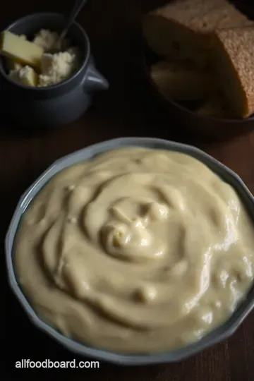 Decadent Four Cheese Sauce: A Creamy Indulgence presentation