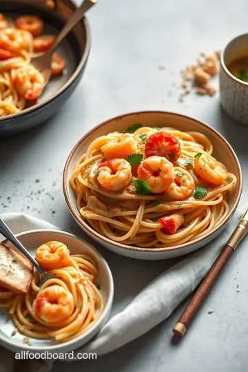 Delicious Bang Bang Shrimp Pasta presentation