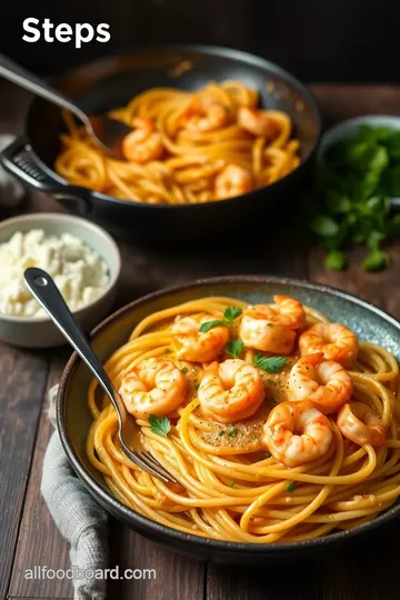 Delicious Bang Bang Shrimp Pasta steps