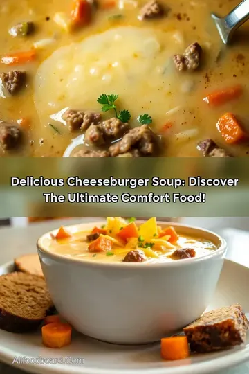 Delicious Cheeseburger Soup: Discover The Ultimate Comfort Food!