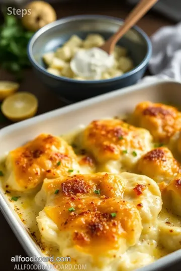 Delicious Cheesy Garlic Scalloped Potatoes steps