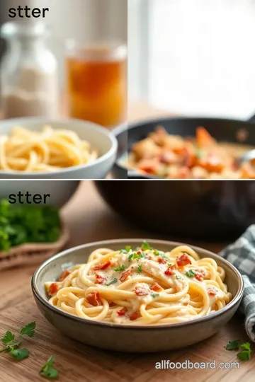 Delicious Chicken Bacon Ranch Pasta steps