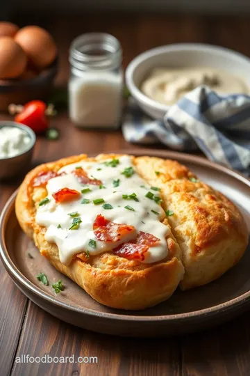 Delicious Chicken Bacon Ranch Stuffed Bread ingredients