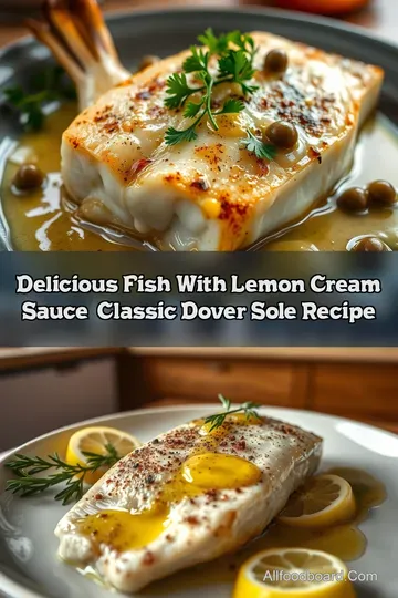 Delicious Fish With Lemon Cream Sauce: Classic Dover Sole Recipe