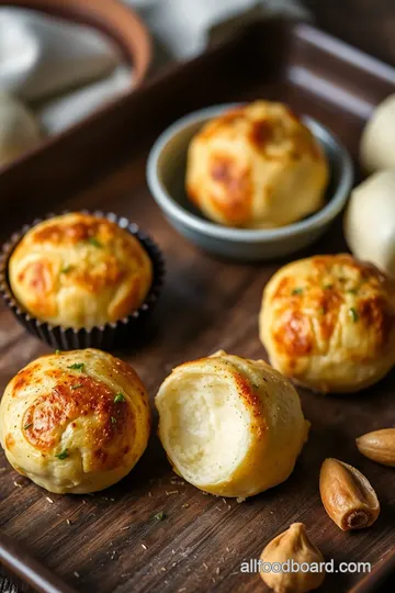 Delicious Garlic Cheese Bombs presentation