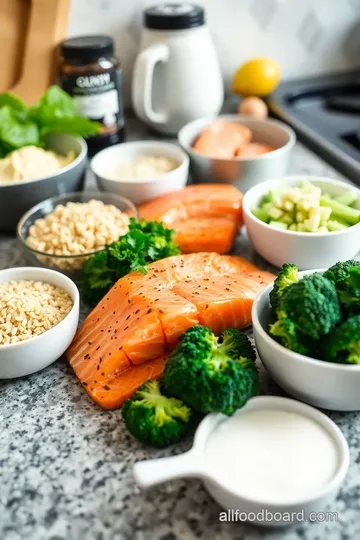 Bone-Boosting Salmon Quinoa Bowl ingredients