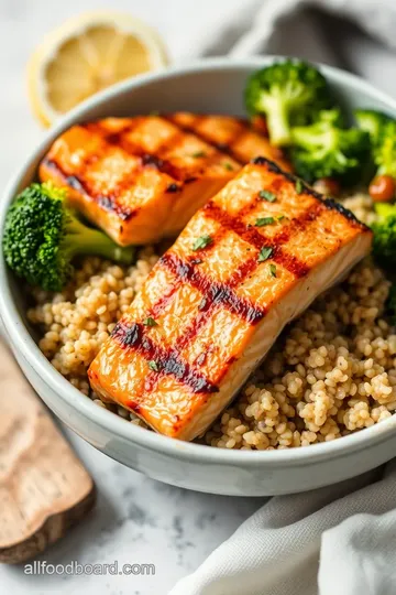 Bone-Boosting Salmon Quinoa Bowl presentation