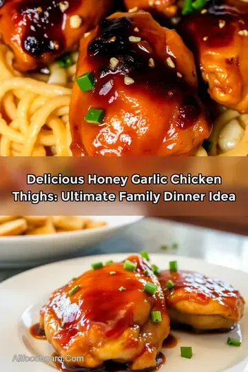 Delicious Honey Garlic Chicken Thighs: Ultimate Family Dinner Idea