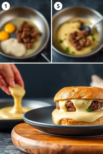 Delicious Homemade Steak Egg Bagel Recipe steps