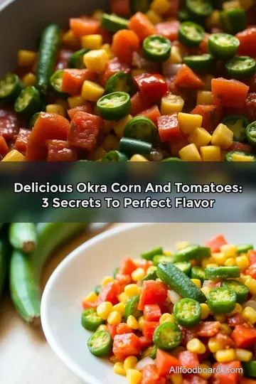 Delicious Okra Corn and Tomatoes: 3 Secrets to Perfect Flavor