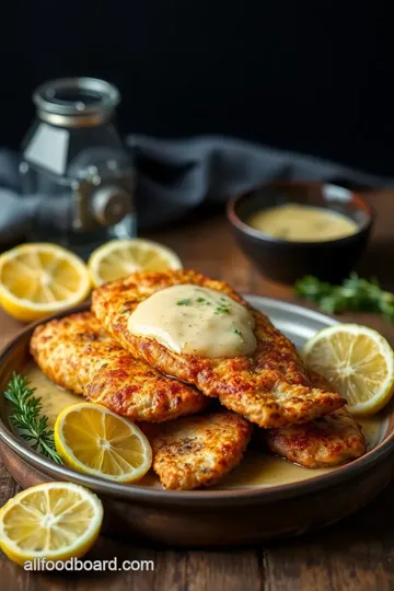 Delicious Pan-Fried Fish with Lemon Butter Sauce presentation