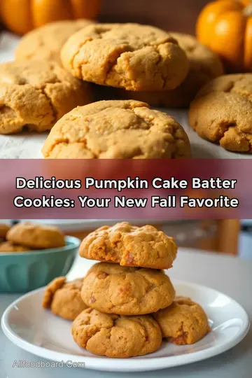 Delicious Pumpkin Cake Batter Cookies: Your New Fall Favorite
