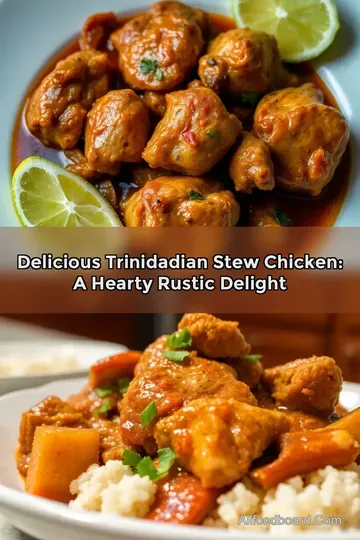 Delicious Trinidadian Stew Chicken: A Hearty Rustic Delight