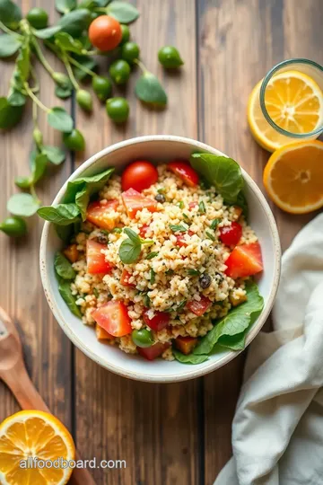 Refreshing Quinoa Salad with Citrus Twist ingredients