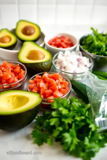 Dippy Fresh Avocado Salsa ingredients