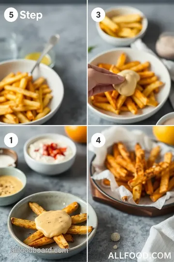 DIY Taco Bell Nacho Fries steps