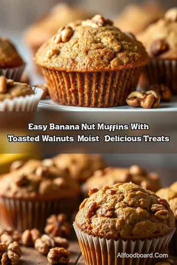 Easy Banana Nut Muffins With Toasted Walnuts: Moist & Delicious Treats
