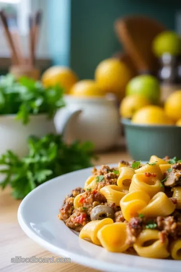 Cheese Steak Tortellini steps