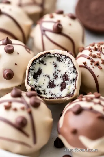 Vegan Oreo Truffles presentation