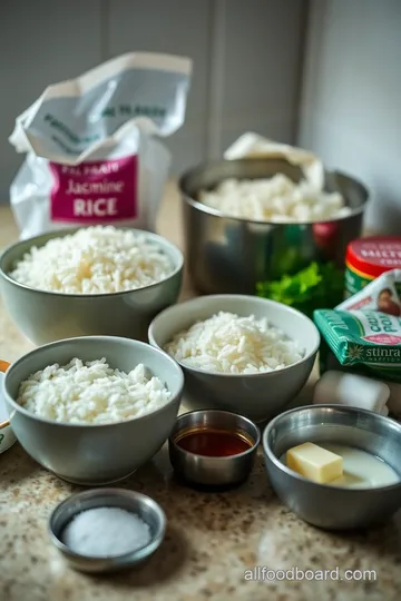 Fluffy Three Ladies Jasmine Rice Recipe ingredients