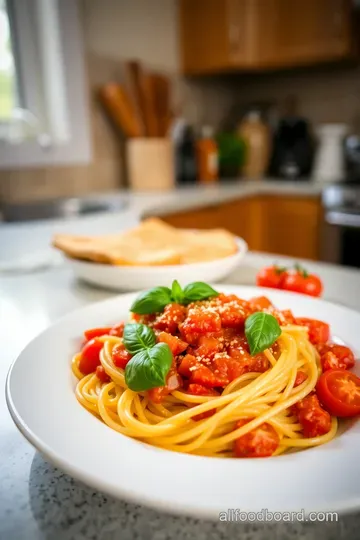 Fresh Tomato Basil Pasta steps
