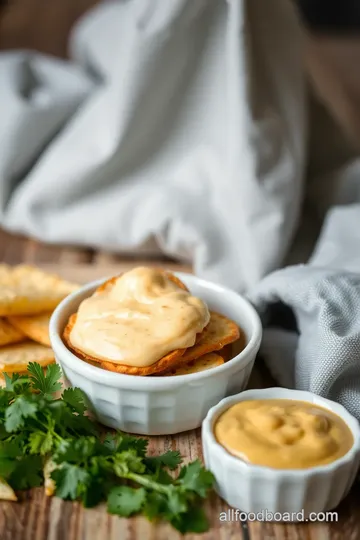 Fried Potato Nachos with Cheesy Delight ingredients