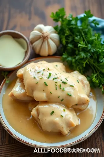 Sautéed Garlic Butter Chicken with Creamy Sauce ingredients