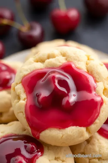 Cherry-Flavored Hardening Cookie Glaze presentation