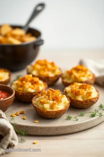 Golden Parmesan Potato Rounds Delight presentation