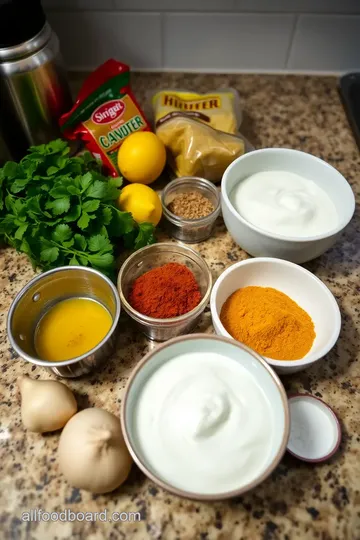 Grilled Butter Chicken ingredients