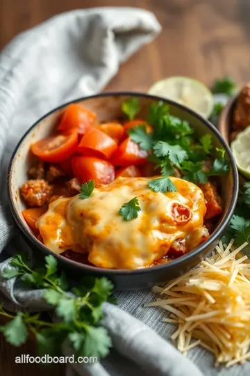 Hearty Chicken Fajita Casserole Delight ingredients