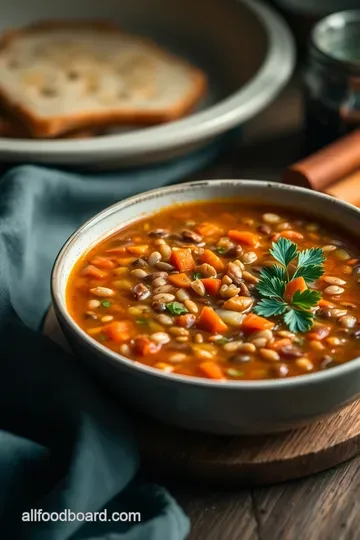 Hearty Lentil Soup: A Comforting Bowl of Nourishment presentation