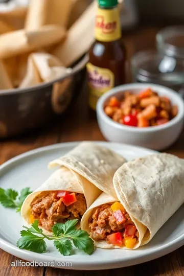 Hearty Nacho Cheese Beef Wrap Delight ingredients