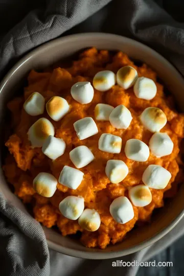 Heavenly Sweet Potato Casserole with Marshmallow Topping presentation