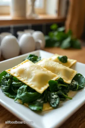 Homemade Ravioli with Ricotta and Spinach Filling steps