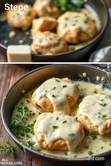 Indulgent Creamy Garlic Chicken Delight steps